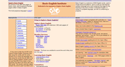 Desktop Screenshot of basic-english.org