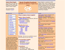 Tablet Screenshot of basic-english.org